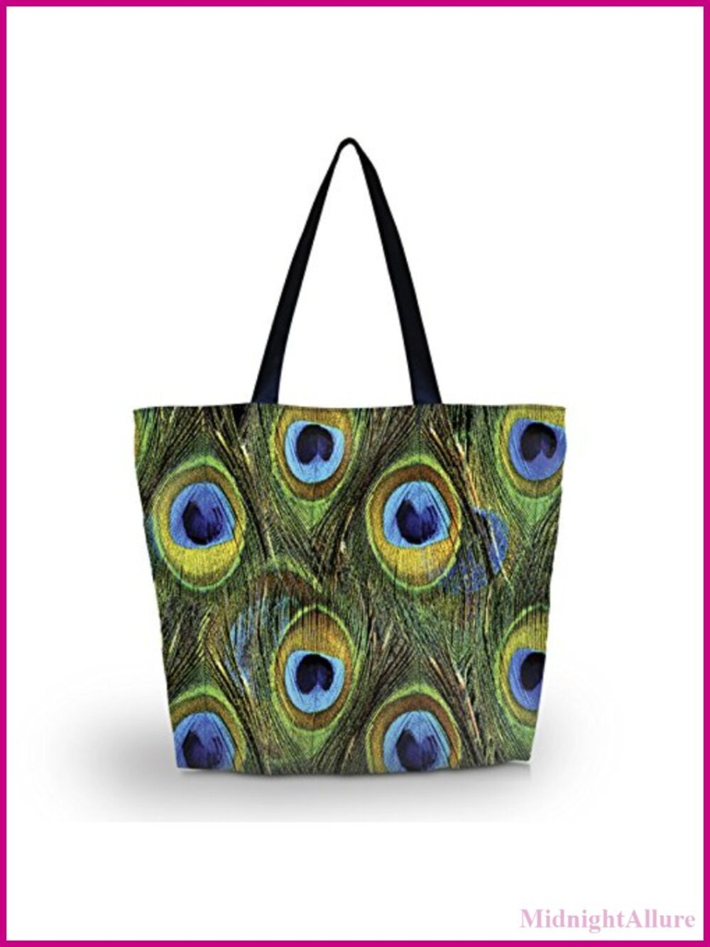 Lightweight Foldable Waterproof Travel Tote Bag with Zipper